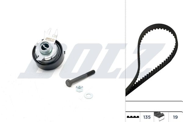 DOLZ Timing belt kit Article number: SKD031 cheaply