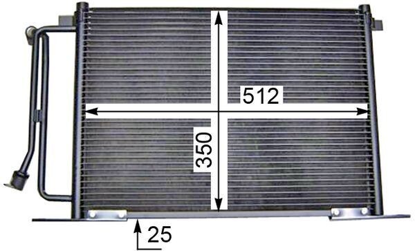 MAHLE ORIGINAL Kondensaator, kliimaseade Artikli number: AC 183 000S soodsalt