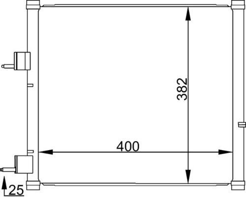 MAHLE ORIGINAL Air conditioning condenser Article number: AC 184 000S cheaply