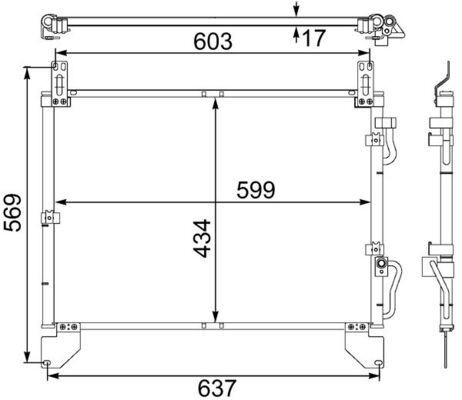 MAHLE ORIGINAL Kondensaator, kliimaseade Artikli number: AC 480 000S soodsalt