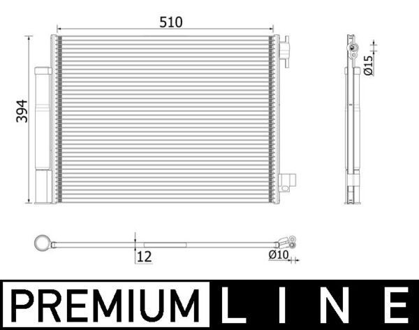 MAHLE ORIGINAL Kondensaator, kliimaseade Artikli number: AC 73 000P soodsalt