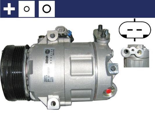 MAHLE ORIGINAL Air conditioning compressor Article number: ACP 62 000S cheaply