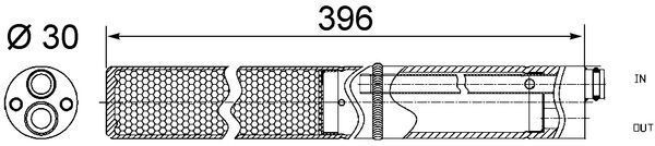 MAHLE ORIGINAL Dryer, air conditioning Article number: AD 244 001S cheaply