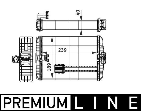 MAHLE ORIGINAL Fordamper aircondition Varenummer: AE 123 000P billige