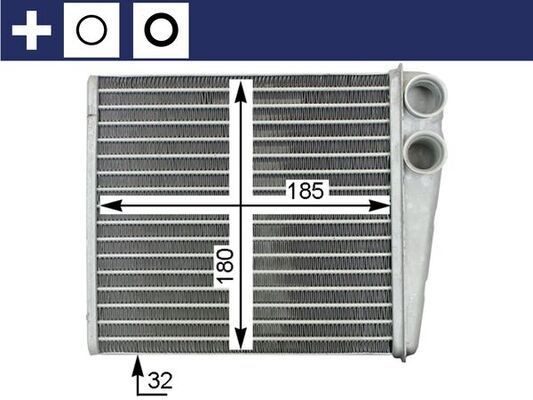 MAHLE ORIGINAL Soojusvaheti, salongiküte Artikli number: AH 208 000S soodsalt