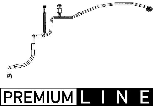MAHLE ORIGINAL High Pressure Line, air conditioning Article number: AP 107 000P cheaply