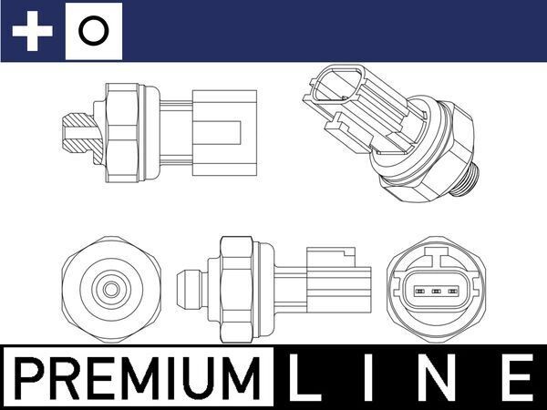 MAHLE ORIGINAL Air conditioning pressure switch Article number: ASE 8 000P cheaply