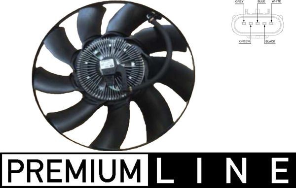 MAHLE ORIGINAL Fan, radiator Article number: CFF 475 000P cheaply