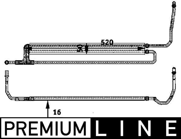 MAHLE ORIGINAL Oliekøler, styretøj Varenummer: CLC 54 000P billige