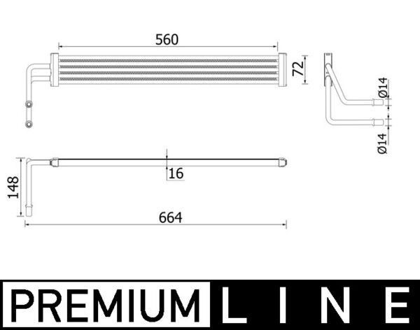 MAHLE ORIGINAL Oljekylare, styrning Artikelnummer: CLC 97 000P billigt