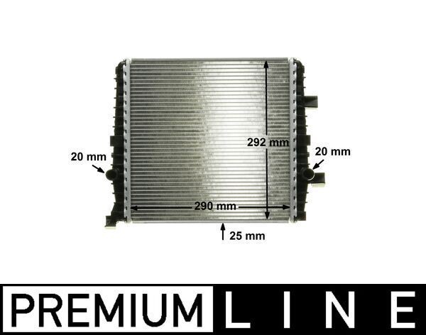 MAHLE ORIGINAL Engine radiator Article number: CR 1027 000P cheaply