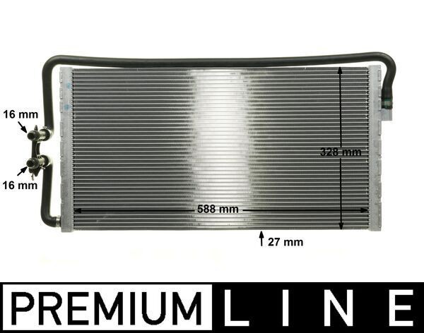 MAHLE ORIGINAL Low Temperature Cooler, intercooler Article number: CR 1044 000P cheaply
