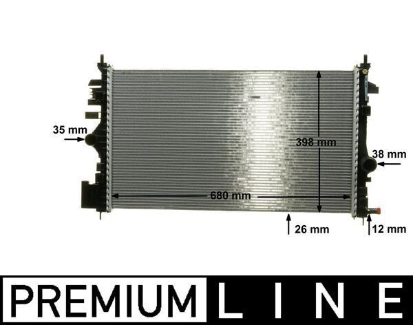 MAHLE ORIGINAL Engine radiator Article number: CR 1102 000P cheaply