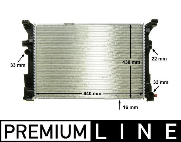 MAHLE ORIGINAL Engine radiator Article number: CR 2169 000P cheaply