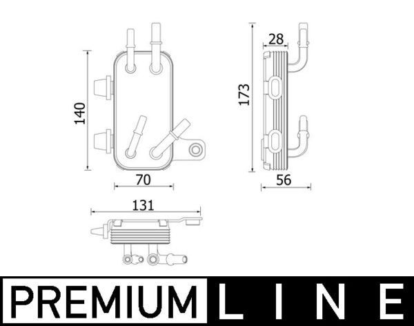 MAHLE ORIGINAL Engine radiator Article number: CR 2200 000P cheaply