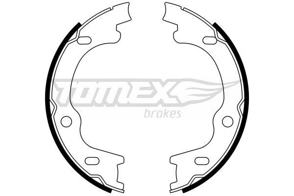 TOMEX brakes Brake Shoe Set Article number: TX 23-38 cheaply