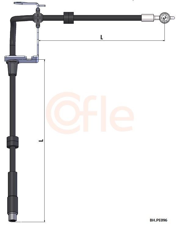 COFLE Brake hose Article number: BH.CT007 cheaply