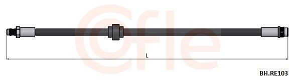COFLE Brake hose Article number: BH.HN005 cheaply