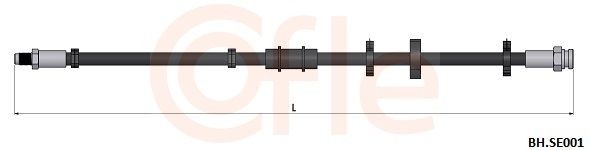 COFLE Brake hose Article number: BH.ME025 cheaply