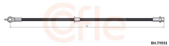 COFLE Brake hose Article number: BH.ME048 cheaply