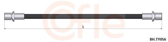 COFLE Brake hose Article number: BH.OP006 cheaply