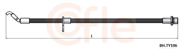 COFLE Brake hose Article number: BH.VK051 cheaply
