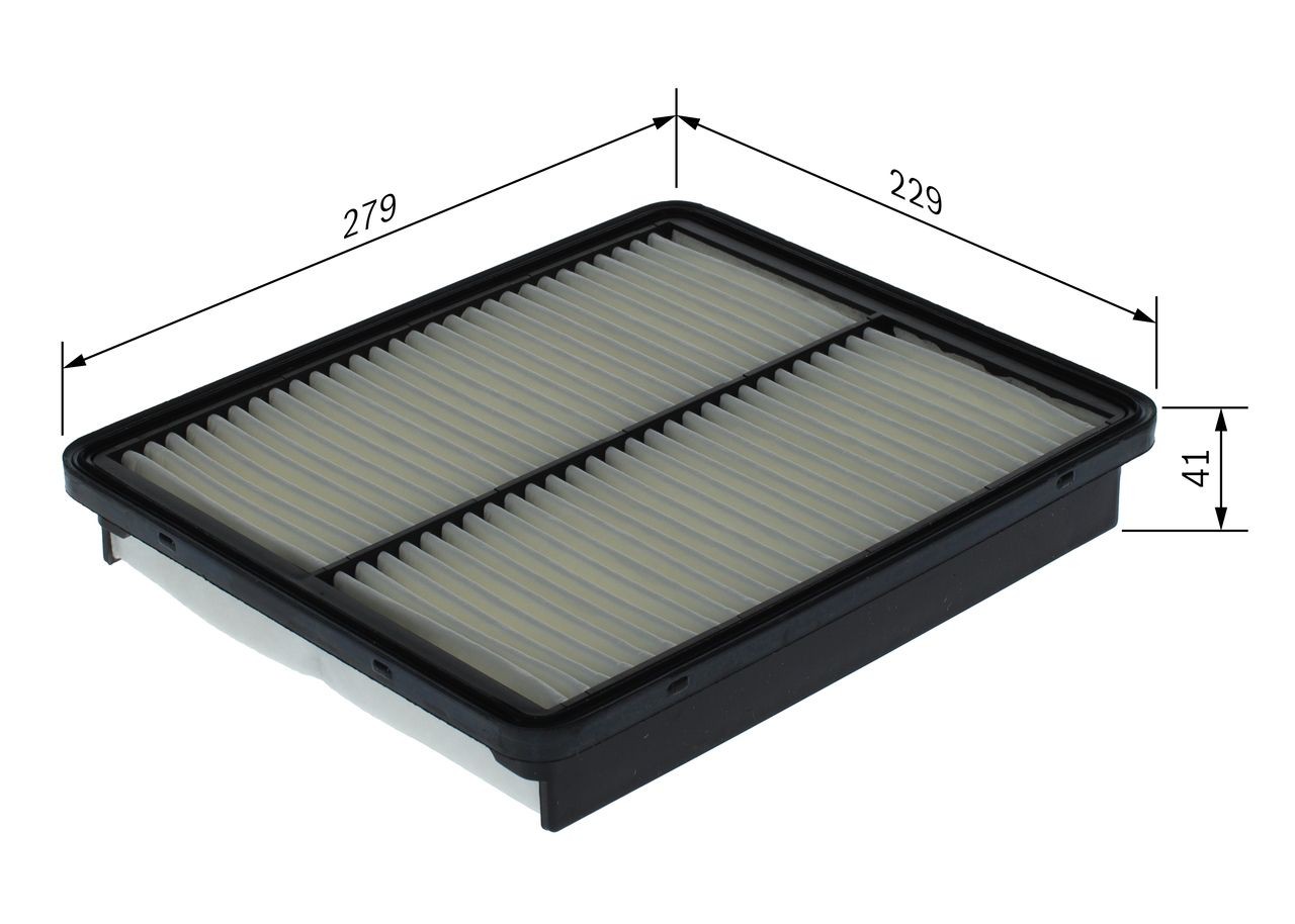 BOSCH Luftfilter Varenummer: F 026 400 116 billige