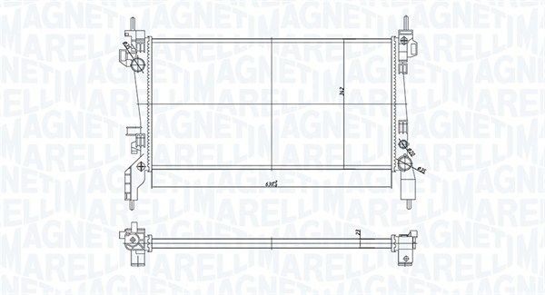 MAGNETI MARELLI Engine radiator Article number: 350213172600 cheaply