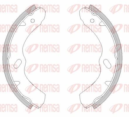 REMSA Brake Shoe Set Article number: 4458.00 cheaply