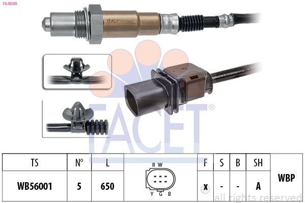FACET Lambda sensor Article number: 10.8500 cheaply