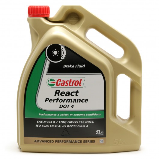CASTROL Brake Fluid React Performance, DOT 4 Article number: 15CC7C cheaply
