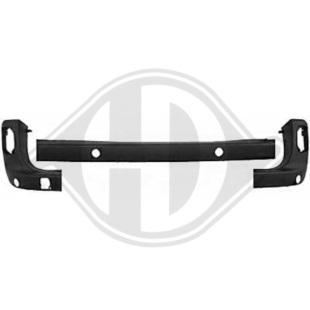 DIEDERICHS 4414667 Ehis- / kaitseliist, Põrkeraud KANGOO 1.5 dCi 90 (FW0G, FW05, FW08, FW11) 90 HP Diisel