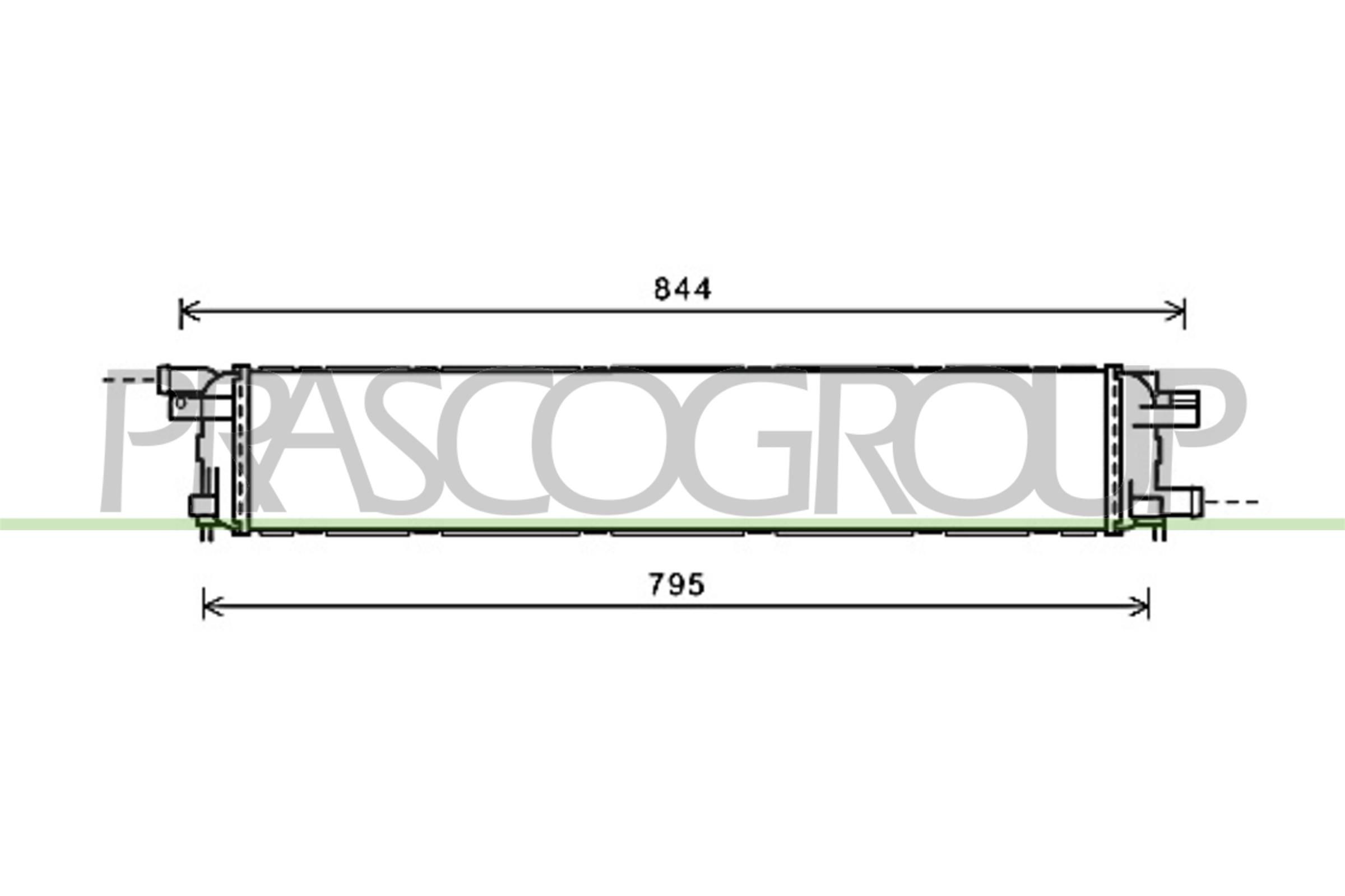 PRASCO Radiaator, mootorijahutus Artikli number: AD024R016 soodsalt