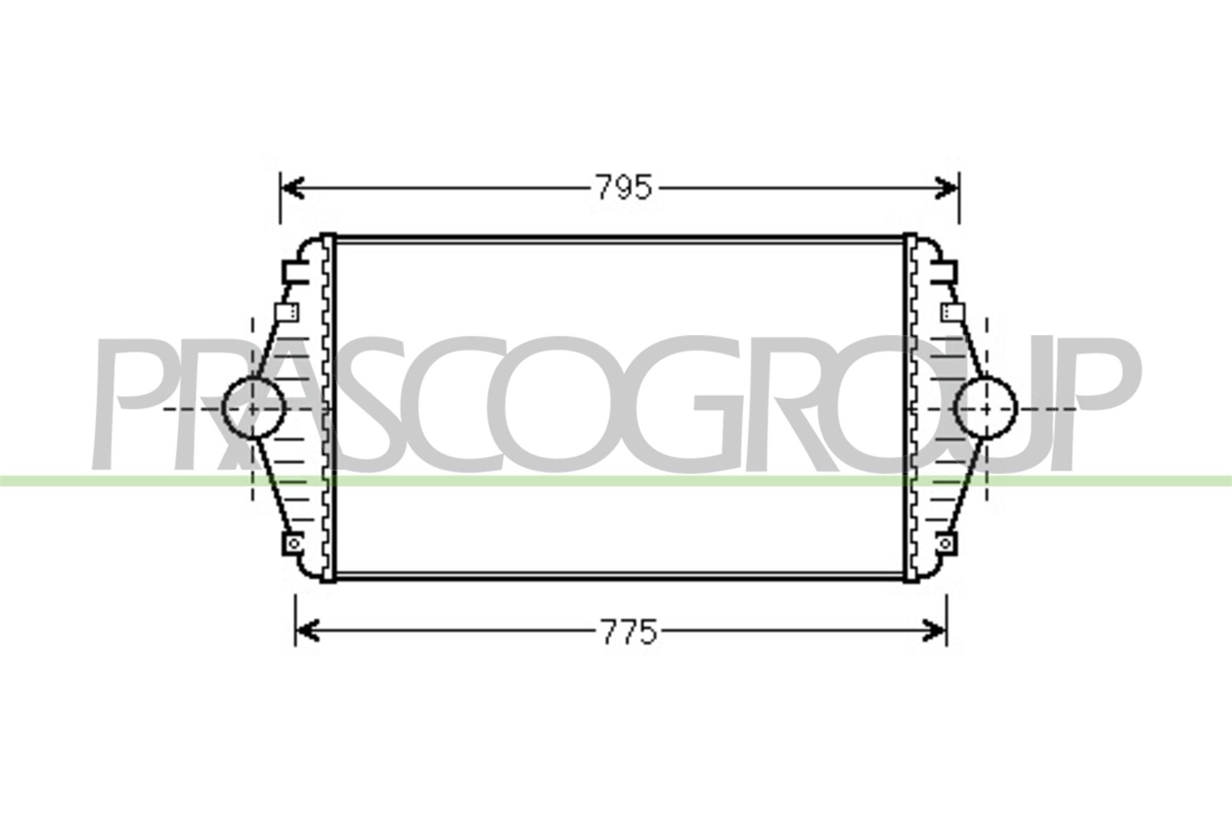 PRASCO Intercooler Article number: CI053N001 cheaply
