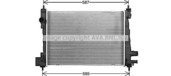 PRASCO Engine radiator Article number: OL2706 cheaply