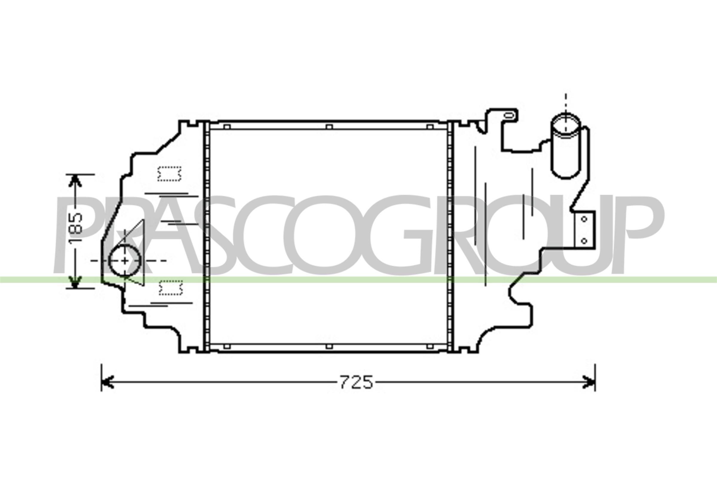 PRASCO Intercooler Article number: RN322N001 cheaply