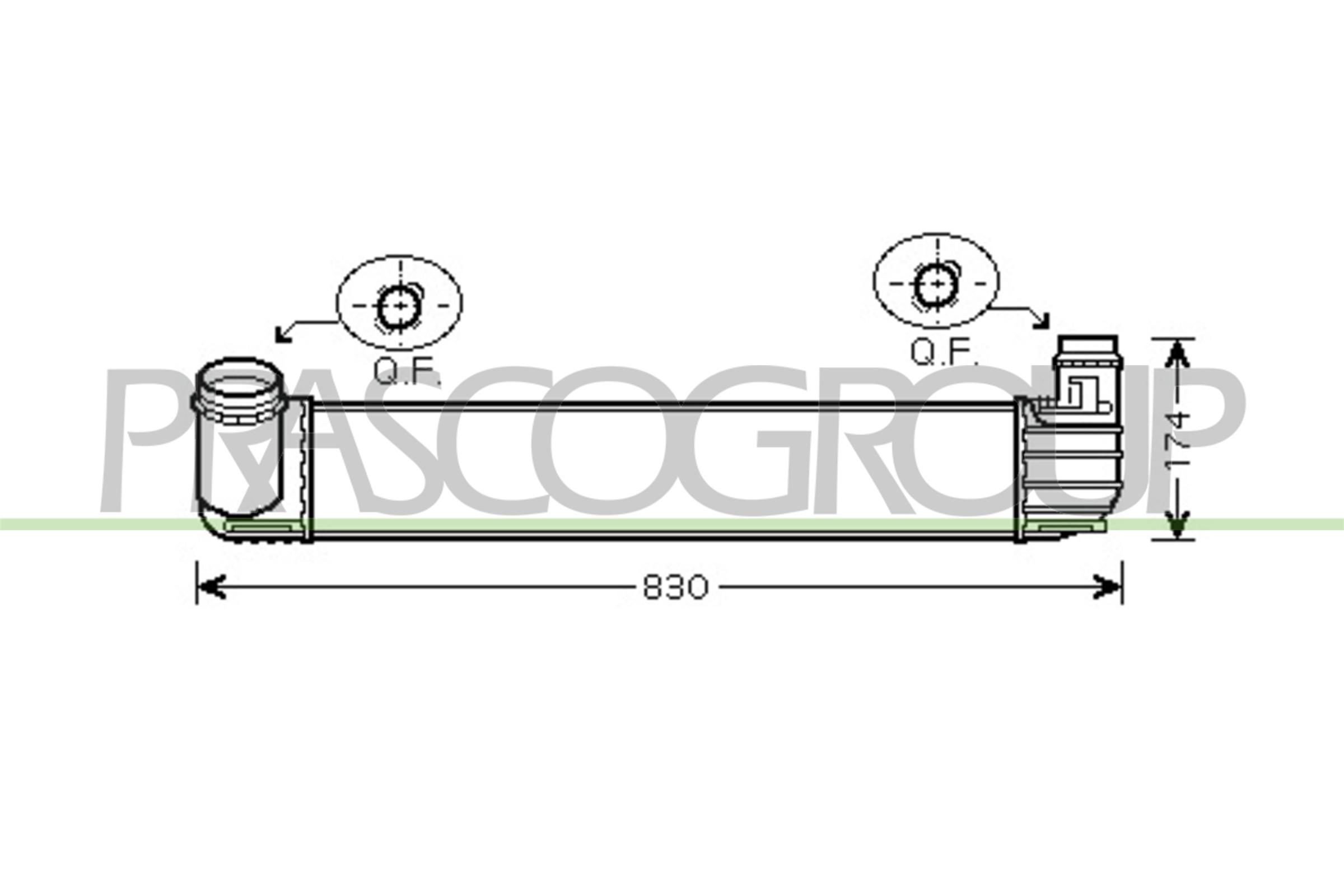 PRASCO Intercooler Article number: RN424N001 cheaply