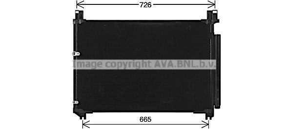 PRASCO Air conditioning condenser Article number: TO5761D cheaply
