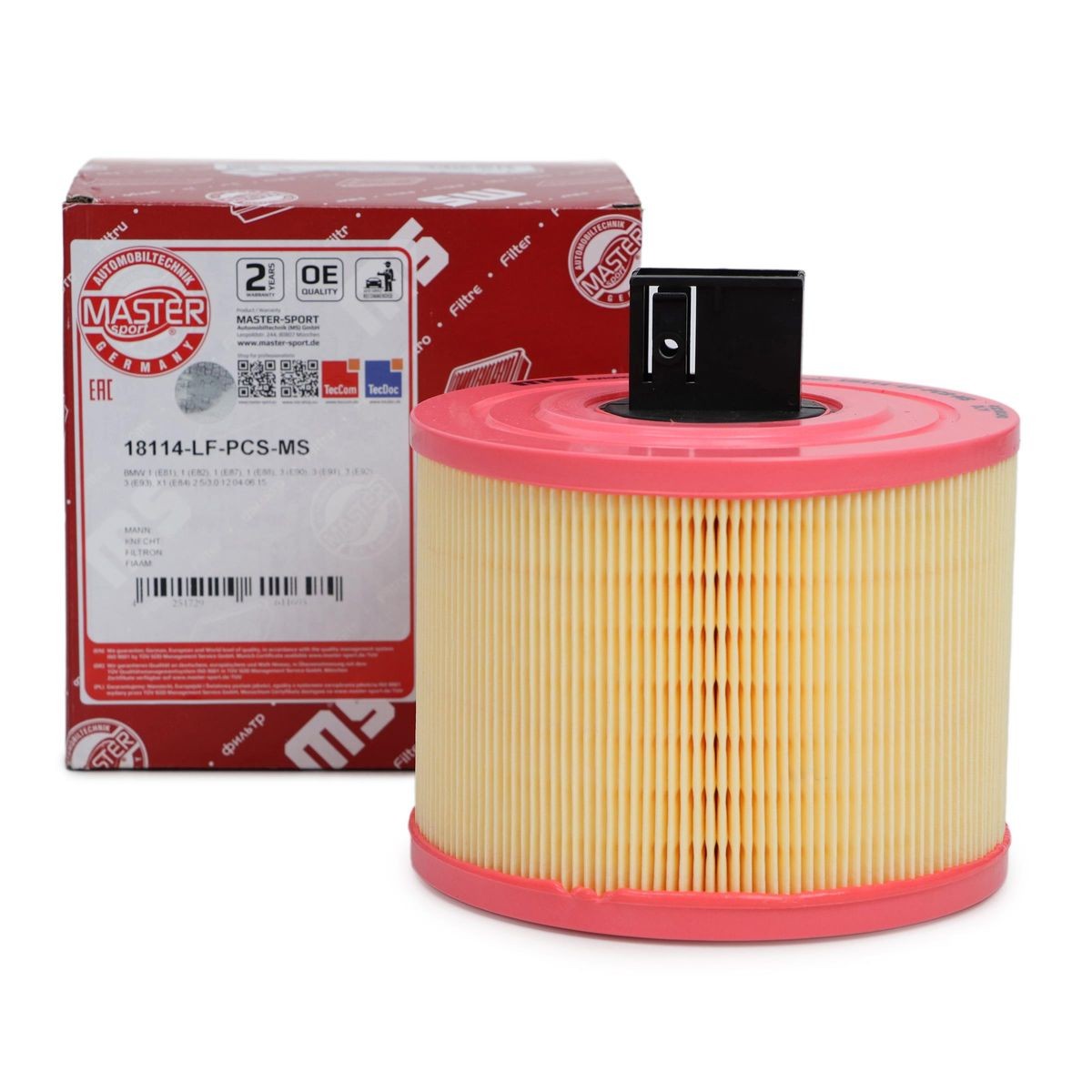 MASTER-SPORT Luftfilter Varenummer: 18114-LF-PCS-MS billige