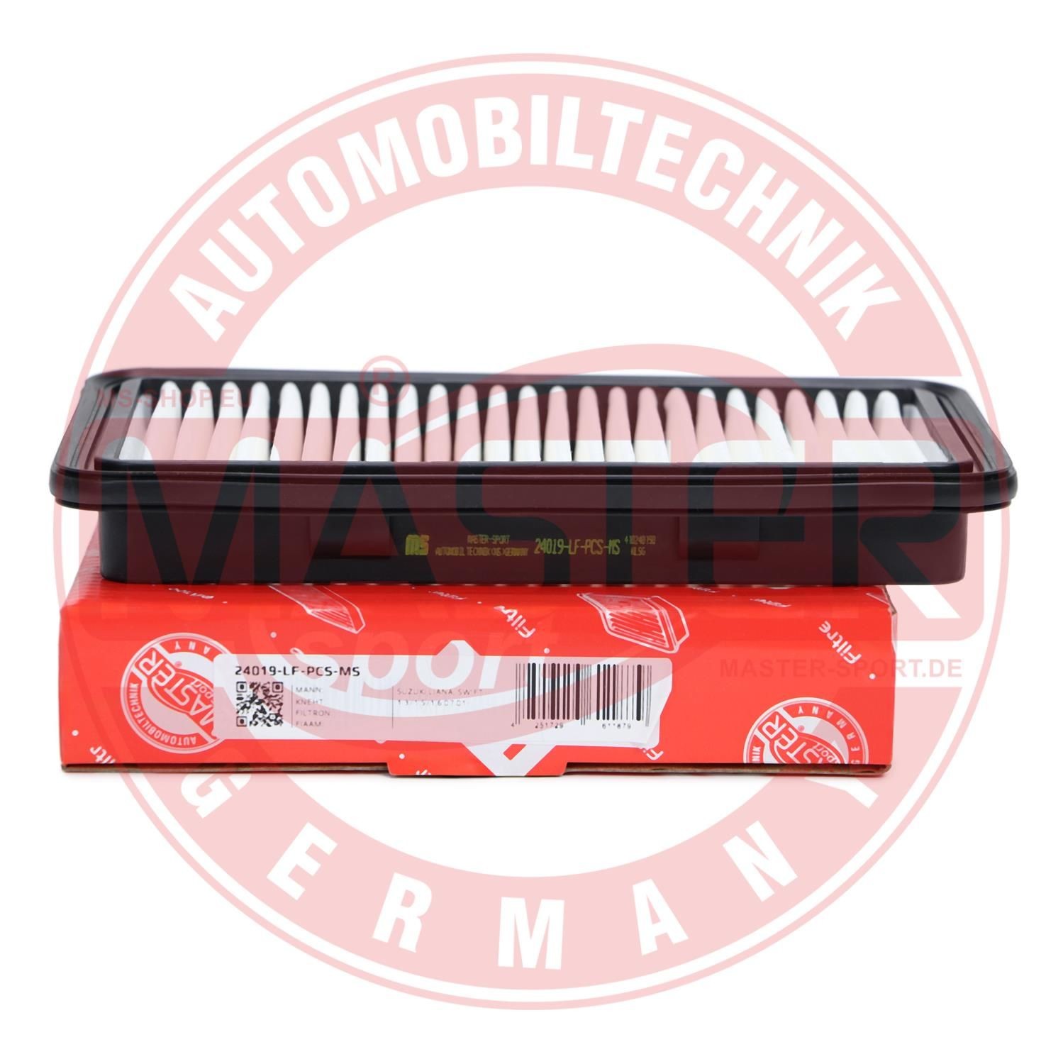 MASTER-SPORT Luftfilter Varenummer: 24019-LF-PCS-MS billige