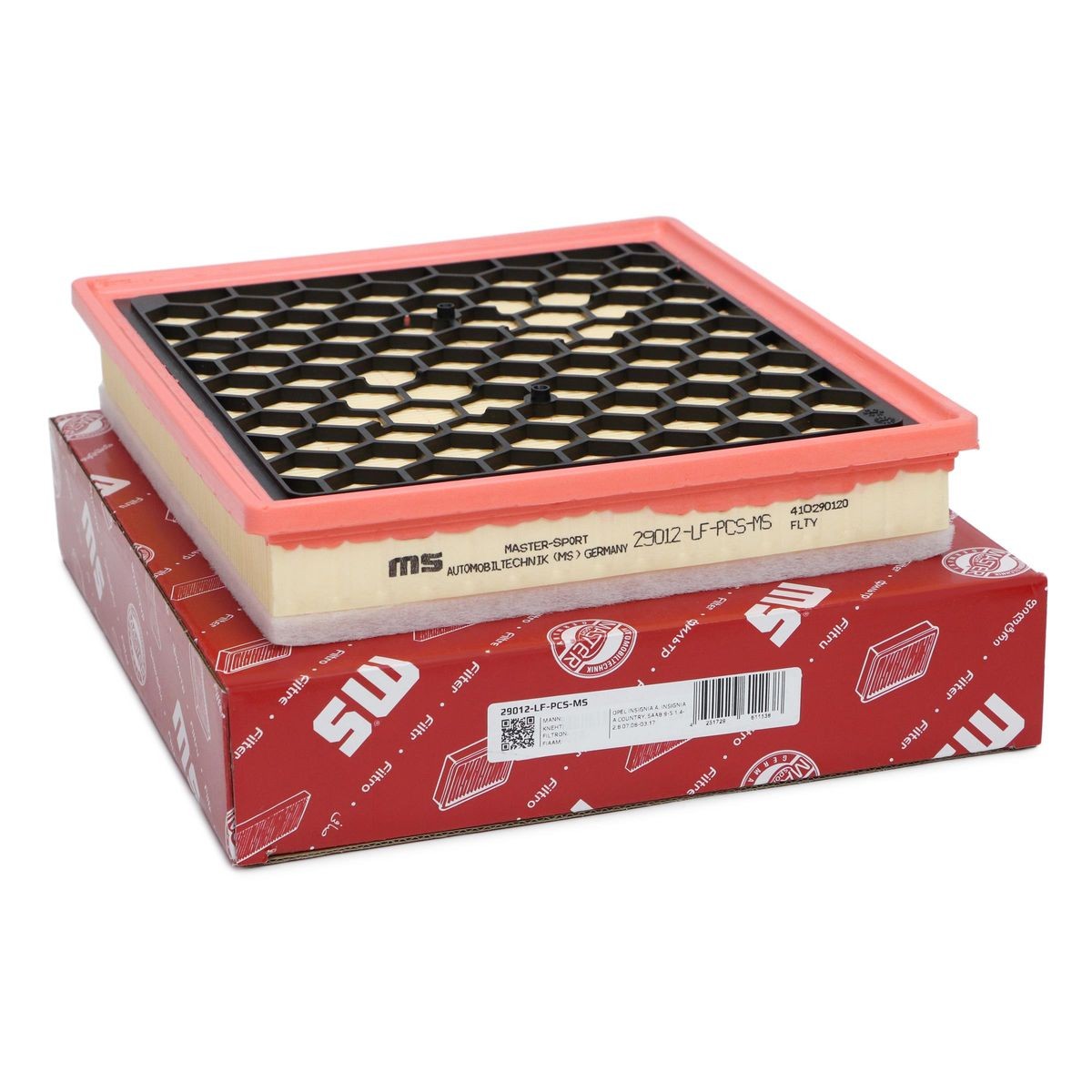 MASTER-SPORT Luftfilter Varenummer: 29012-LF-PCS-MS billige