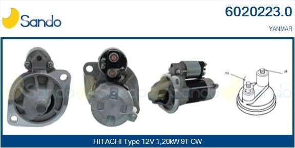 SANDO Alternator Article number: 2032198.1 cheaply