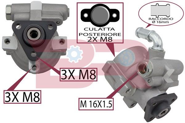BOTTO RICAMBI Power steering pump Article number: BRST4868 cheaply