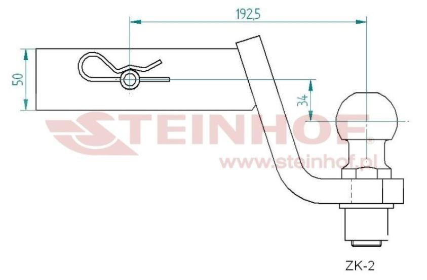 STEINHOF Coupling Ball, towing device Article number: ZK-2 cheaply