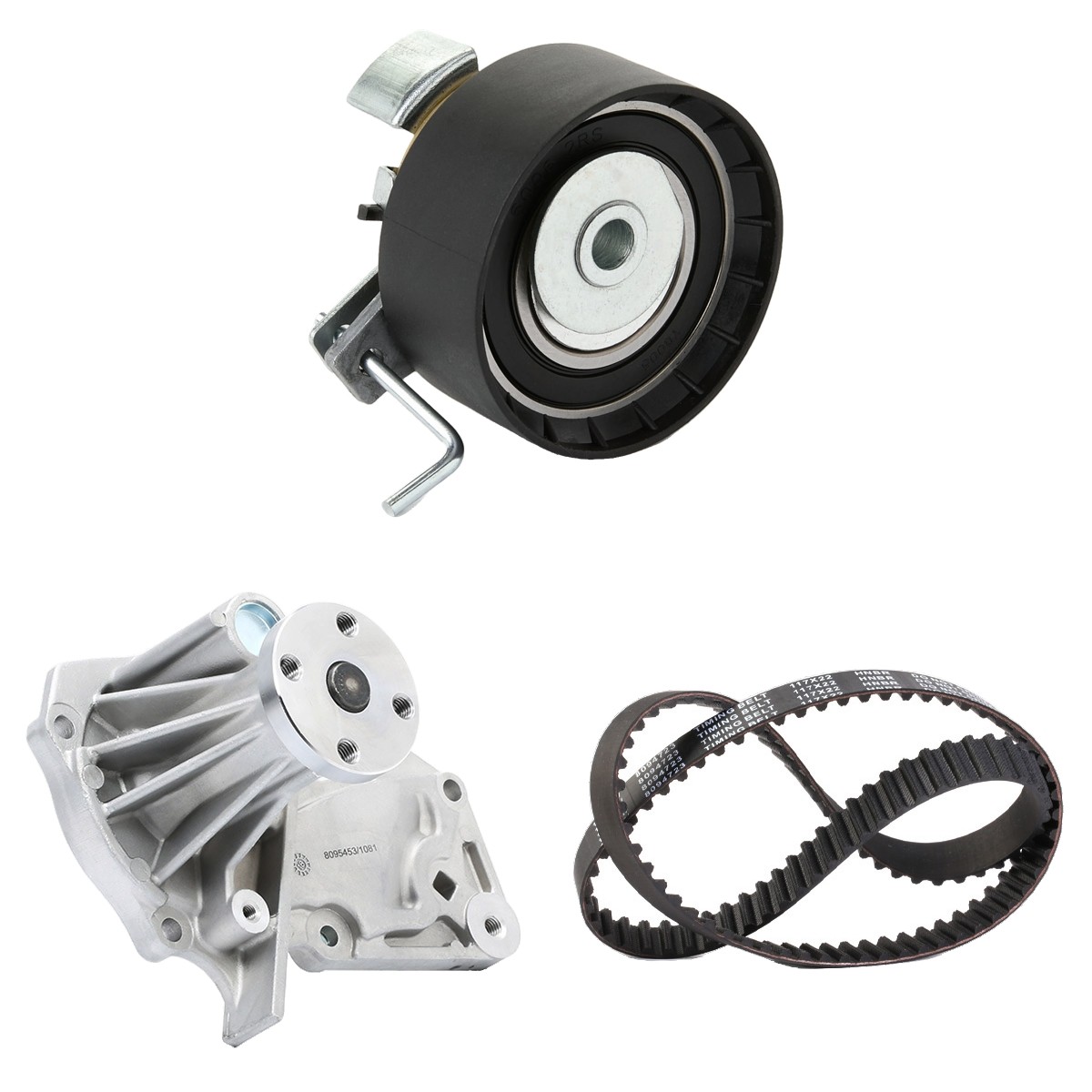 RIDEX Water pump and timing belt kit Article number: 3096W0269 cheaply