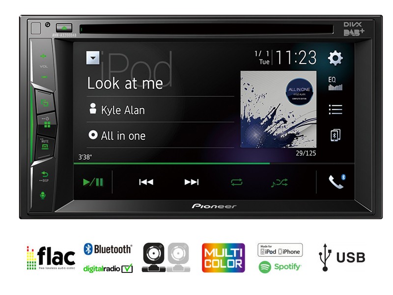 PIONEER Car multimedia system AVH-A3200DAB Article number: AVH-A3200DAB cheaply