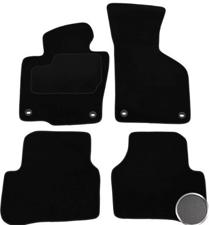 CUSTOPOL VW290S Floor mats PASSAT 1.4 TSI EcoFuel 150 PS Petrol/Natural Gas (CNG) 2011