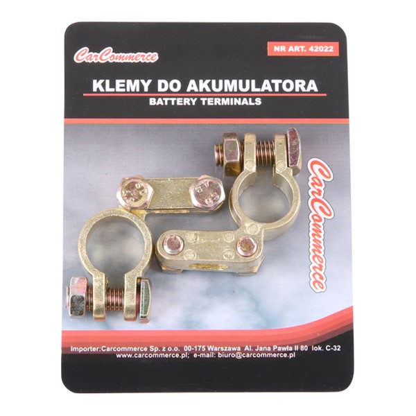 CARCOMMERCE 42022 Battery Post Clamp KORANDO 2.0 MPi 150 PS Petrol