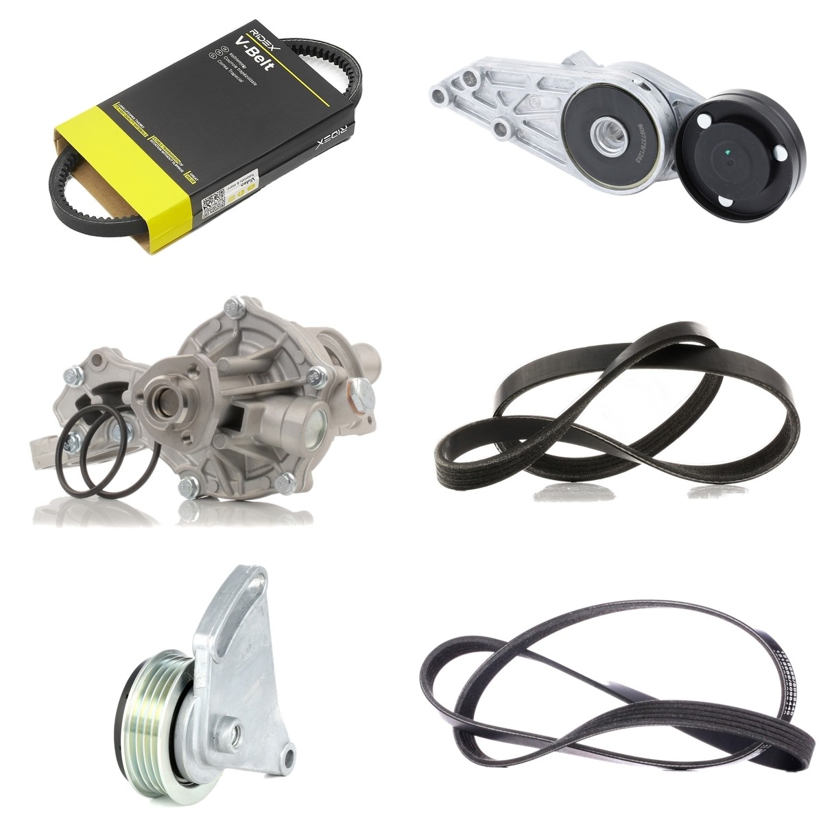 RIDEX Vandpumpe + kileremssæt Varenummer: 4172P0039 billige