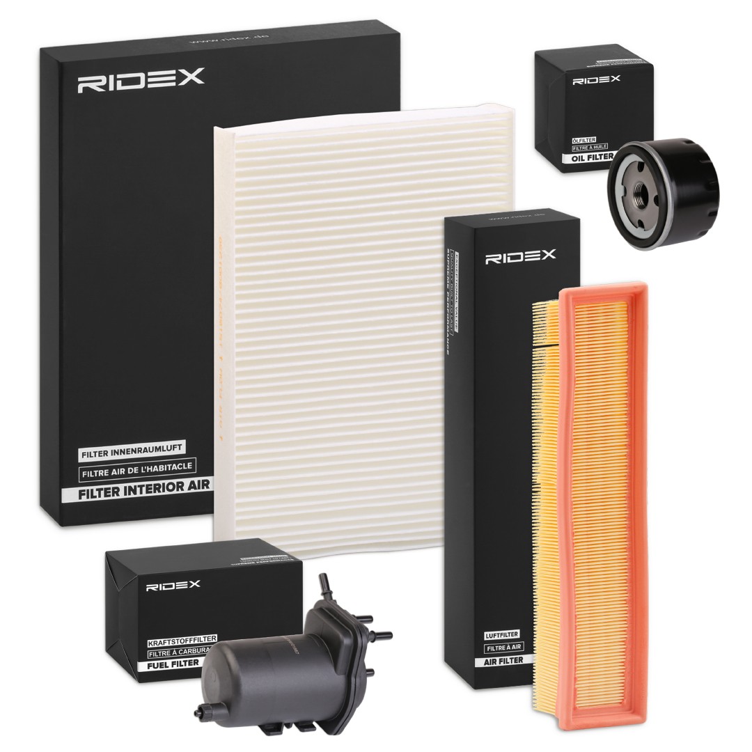 RIDEX Filter kit Article number: 4055F0186 cheaply
